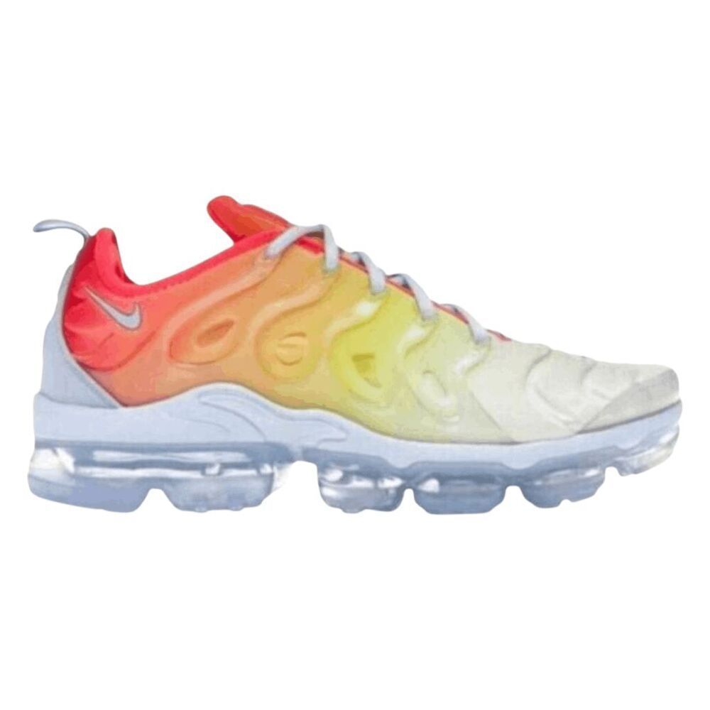 NIKE Air VaporMax Plus 'Opti Yellow Laser Crimson' Running Shoes Size 7